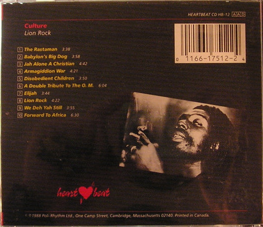 Culture : Lion Rock (CD, Album, RE)