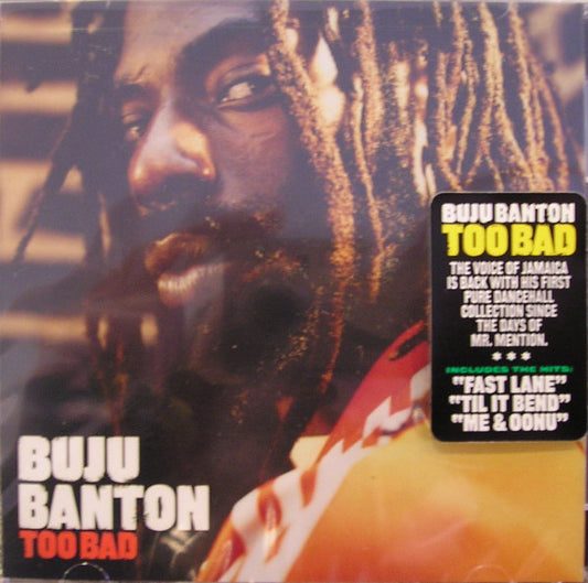 Buju Banton : Too Bad (CD, Album)