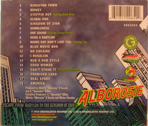Alborosie : Escape From Babylon To The Kingdom Of Zion (CD, Album)