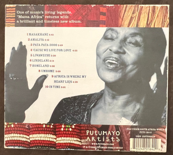 Miriam Makeba : Homeland (CD, Album, ADF)