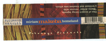 Miriam Makeba : Homeland (CD, Album, ADF)