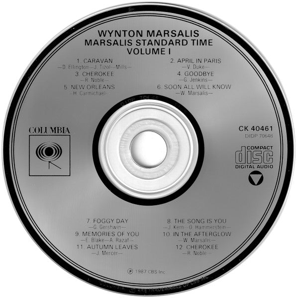 Wynton Marsalis : Marsalis Standard Time, Vol. 1 (CD, Album)