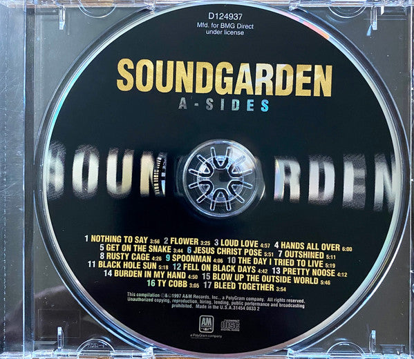 Soundgarden : A-Sides (CD, Comp, Club, RP, BMG)