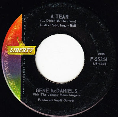 Eugene McDaniels : A Tear / She's Come Back (7", Ind)