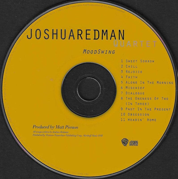 Joshua Redman Quartet : MoodSwing (CD, Album, RE)