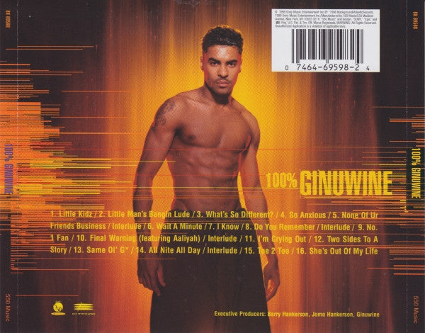 Ginuwine : 100% Ginuwine (CD, Album)