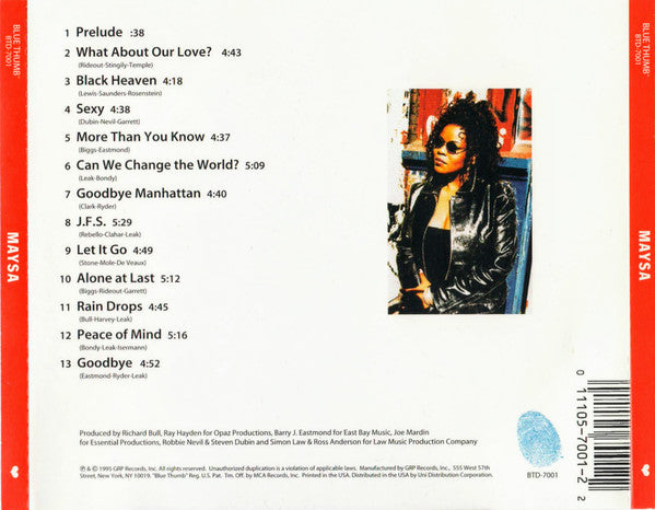 Maysa* : Maysa (CD, Album, RE)