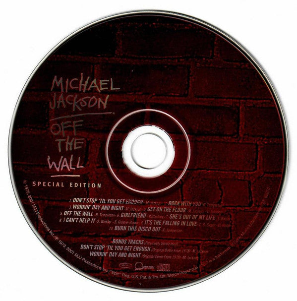 Michael Jackson : Off The Wall (CD, Album, RE, RM, S/Edition)