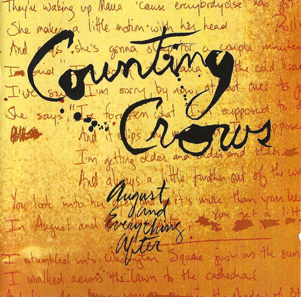 Counting Crows : August And Everything After (CD, Album)
