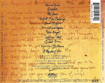 Counting Crows : August And Everything After (CD, Album)
