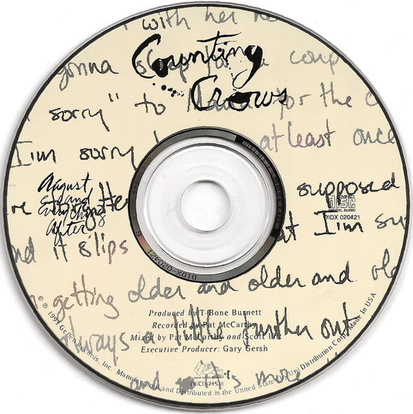 Counting Crows : August And Everything After (CD, Album)