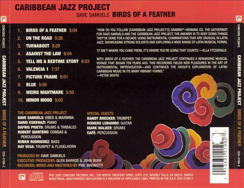 Caribbean Jazz Project, Dave Samuels : Birds Of A Feather (CD, Album)
