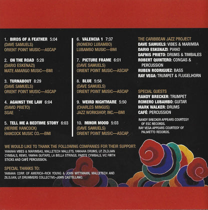 Caribbean Jazz Project, Dave Samuels : Birds Of A Feather (CD, Album)