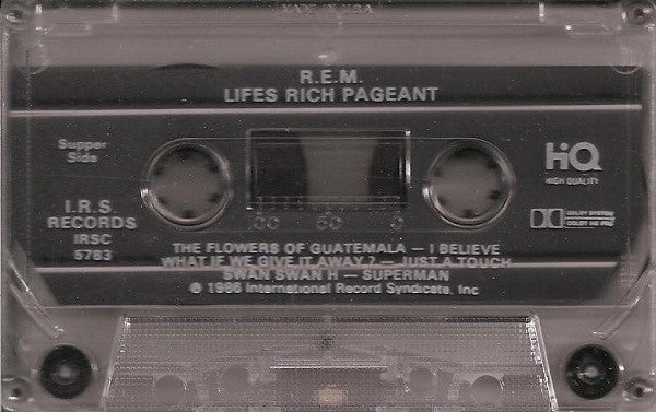 R.E.M. : Lifes Rich Pageant (Cass, Album)