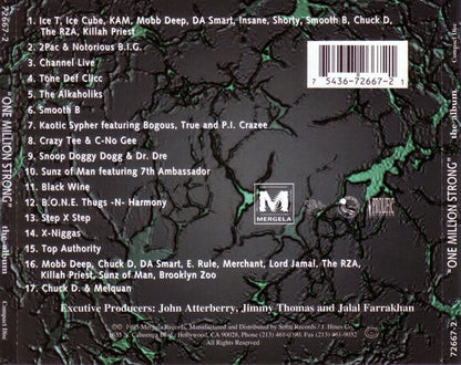 Various : One Million Strong (The Album) (CD, Album, Comp)