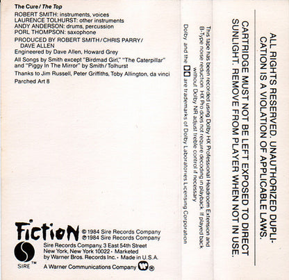 The Cure : The Top (Cass, Album, AR)