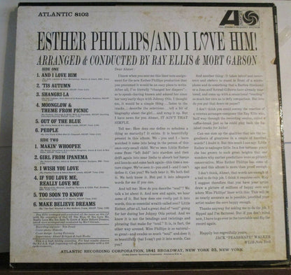 Esther Phillips : And I Love Him (LP, Album, Mono)