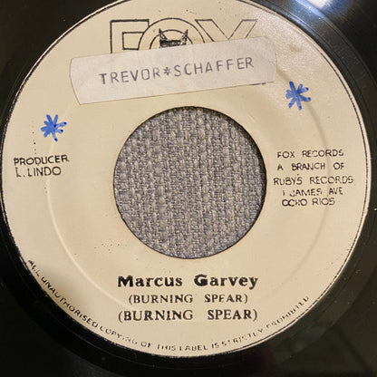 Burning Spear : Marcus Garvey (7", Single)