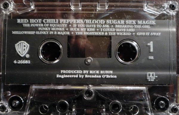 Red Hot Chili Peppers : Blood Sugar Sex Magik (Cass, Album, SR,)