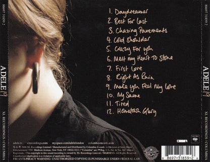 Adele (3) : 19 (CD, Album, RP, Ter)