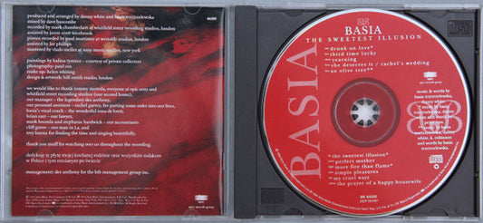 Basia : The Sweetest Illusion (CD, Album, RP, Pit)
