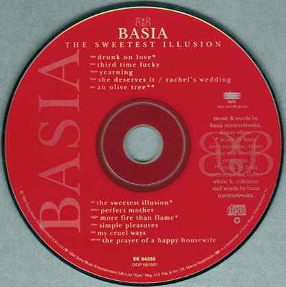 Basia : The Sweetest Illusion (CD, Album, RP, Pit)