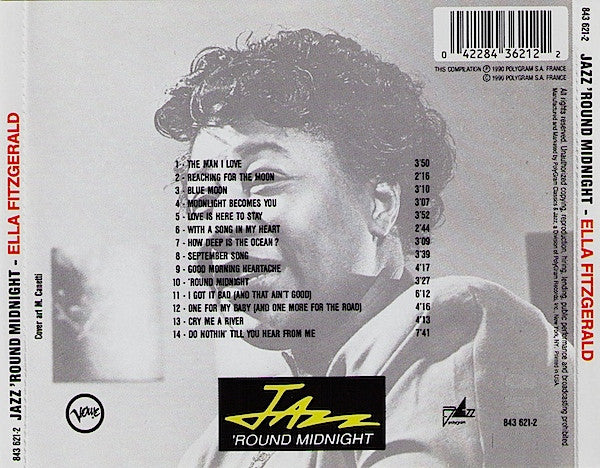 Ella Fitzgerald : Jazz 'Round Midnight (CD, Comp)