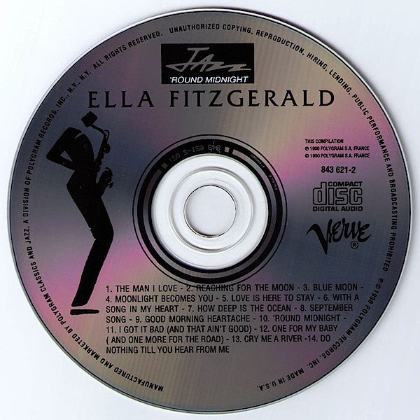 Ella Fitzgerald : Jazz 'Round Midnight (CD, Comp)