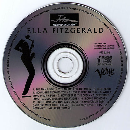 Ella Fitzgerald : Jazz 'Round Midnight (CD, Comp)