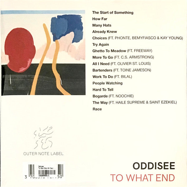 Oddisee : To What End (2xLP, Album, Ltd, Blu)