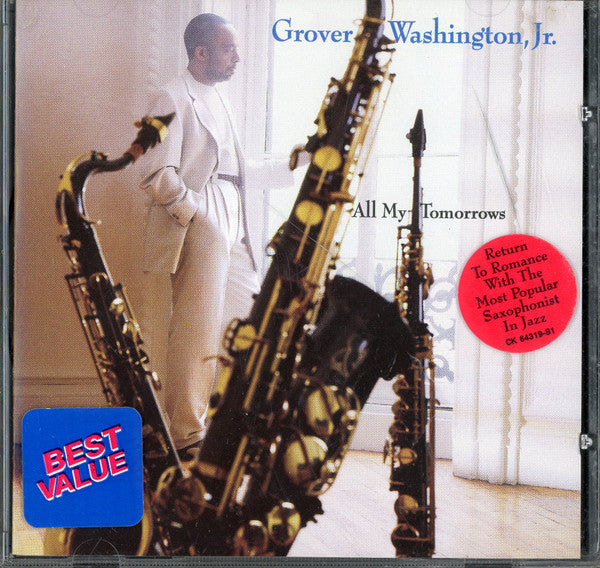 Grover Washington, Jr. : All My Tomorrows (CD, Album, RE)