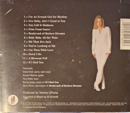 Diana Krall : All For You (A Dedication To The Nat King Cole Trio) (CD, Album, RE, Son)
