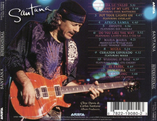 Santana : Supernatural (CD, Album, JVC)
