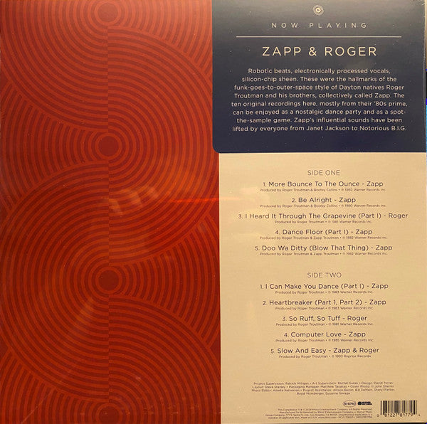 Zapp & Roger : Now Playing (LP, Comp, Tra)