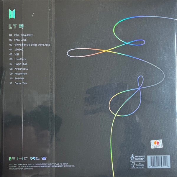 BTS (4) : Love Yourself 轉 'Tear' (LP, Album, Whi)