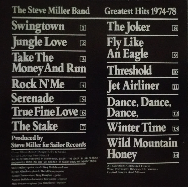 Steve Miller Band : Greatest Hits 1974-78 (CD, Comp, Club, RE)