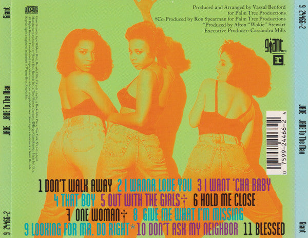 Jade (3) : Jade To The Max (CD, Album, ARC)