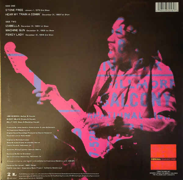 Hendrix* : Songs For Groovy Children (The Fillmore East Concerts Highlights)  (LP, RSD, Blu)