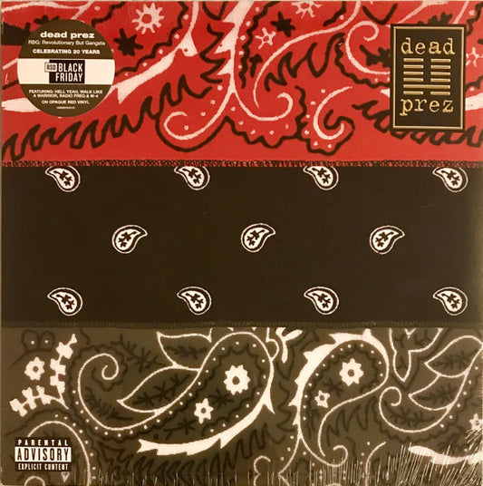 dead prez : RBG: Revolutionary But Gangsta (LP, Album, RSD, RE, Opa)