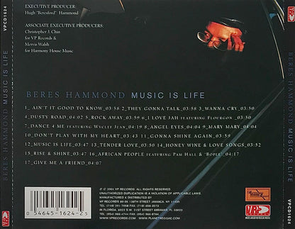 Beres Hammond : Music Is Life (CD, Album)