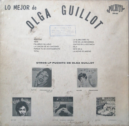 Olga Guillot : Lo Mejor De Olga Guillot  (LP, Comp, Wit)