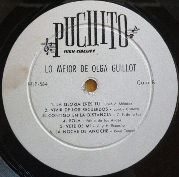 Olga Guillot : Lo Mejor De Olga Guillot  (LP, Comp, Wit)