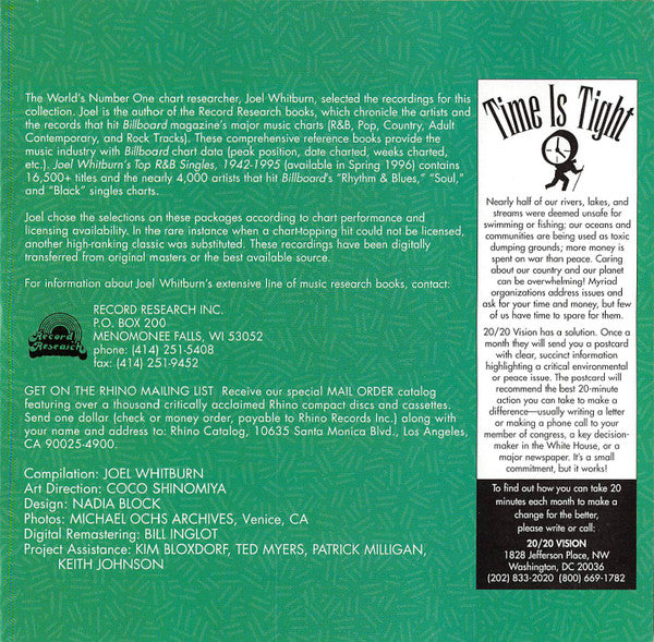 Various : Billboard Hot R&B Hits, 1986 (CD, Comp)