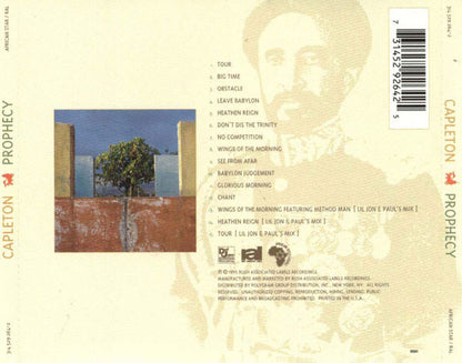 Capleton : Prophecy (CD, Album)