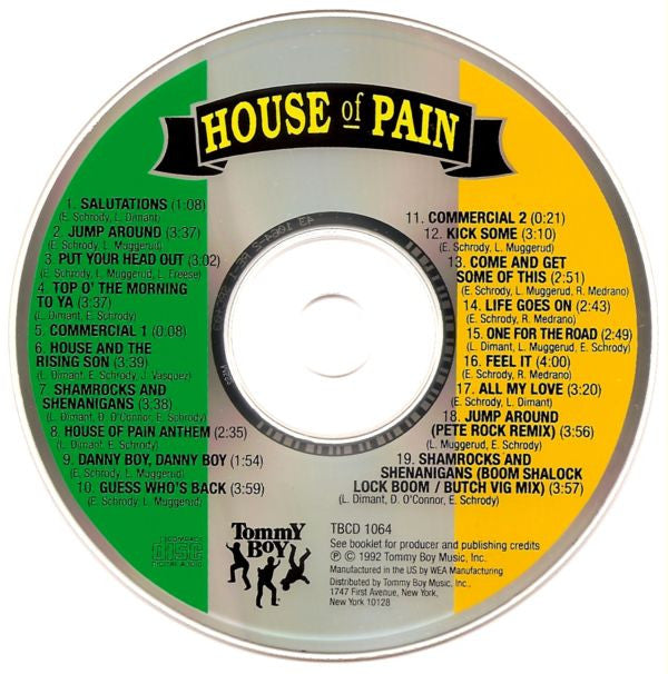 House Of Pain : House Of Pain (Fine Malt Lyrics) (CD, Album, Club, Cle)