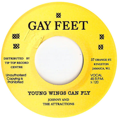 Johnny & The Attractions : Young Wings Can Fly (7", Single, RE)
