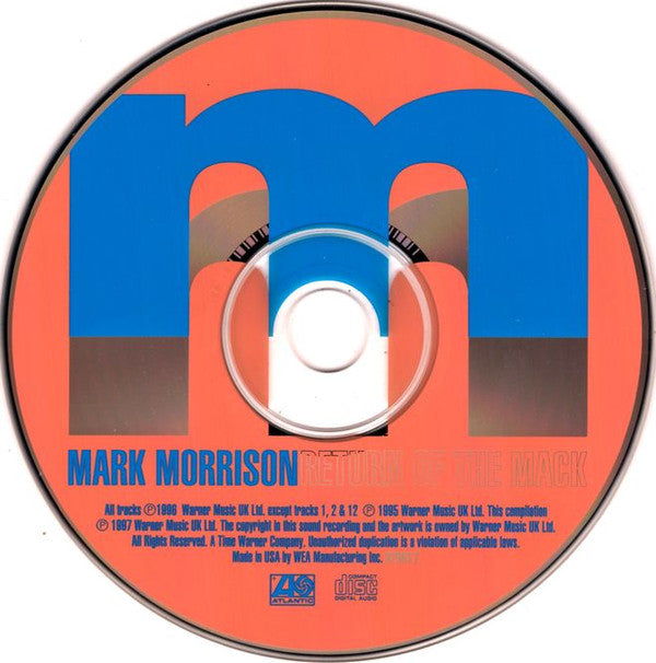 Mark Morrison : Return Of The Mack (CD, Album, U.S)