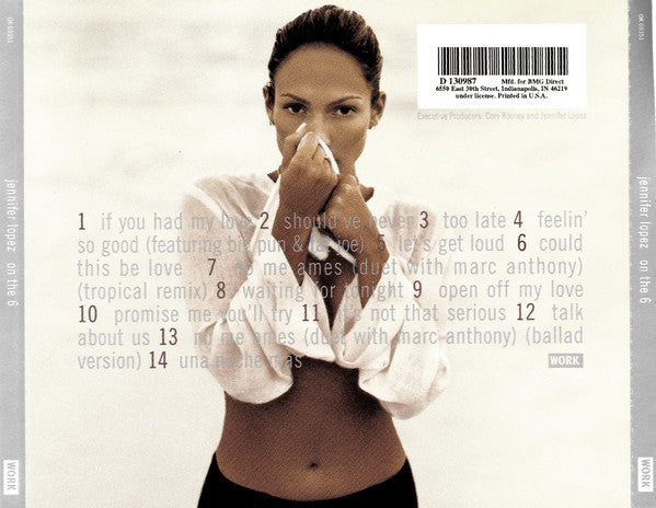 Jennifer Lopez : On The 6 (CD, Album, Club)