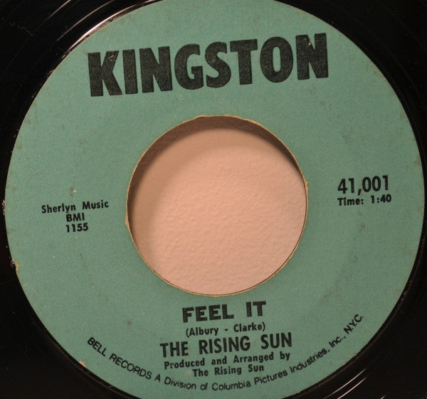 The Rising Sun (3) : Gettin' Is Kinda Cool Now / Feel It (7", Single)