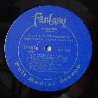 Creedence Clearwater Revival : Willy And The Poor Boys (LP, Album, Ind)